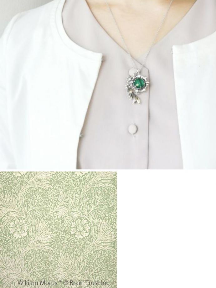 ペンダントトップにもなるブローチ