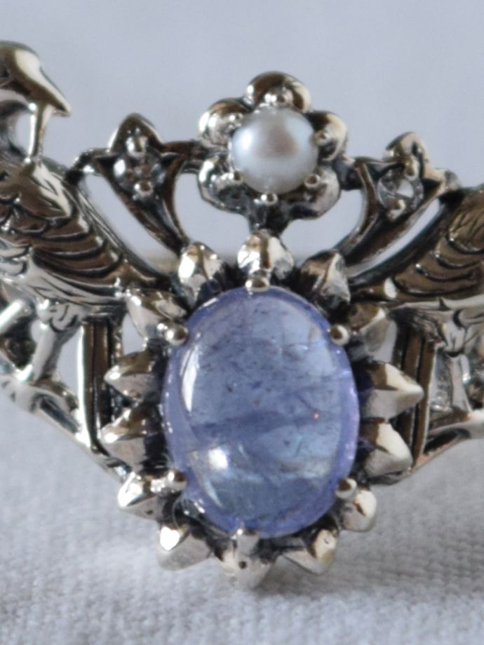 モリスのリングの天然石