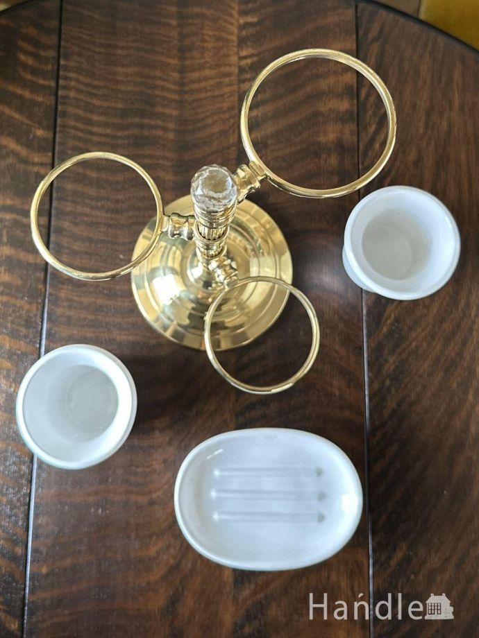 その他インテリア雑貨　インテリア雑貨　イタリアからやって来たおしゃれな雑貨、真鍮製コスメツリー。上から見るとこんな感じです。(n16-161)