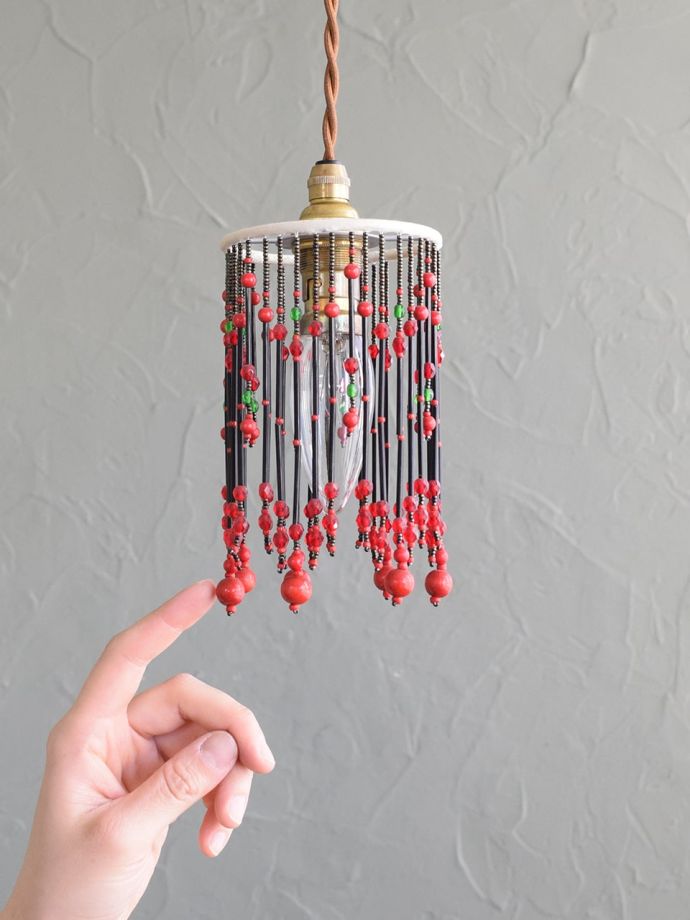 おしゃれなビーズランプ