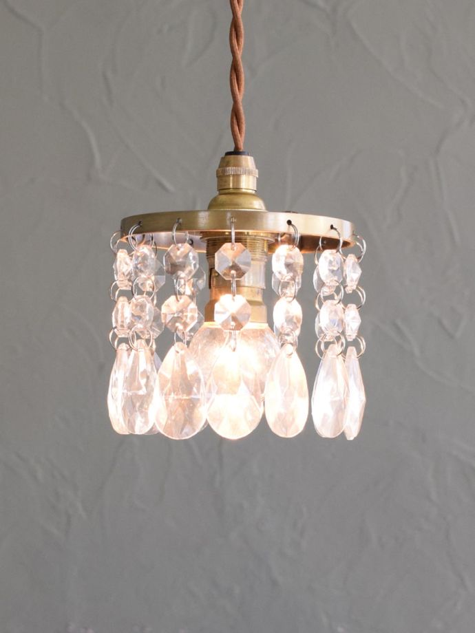 アンティーク風のミニシャンデリア