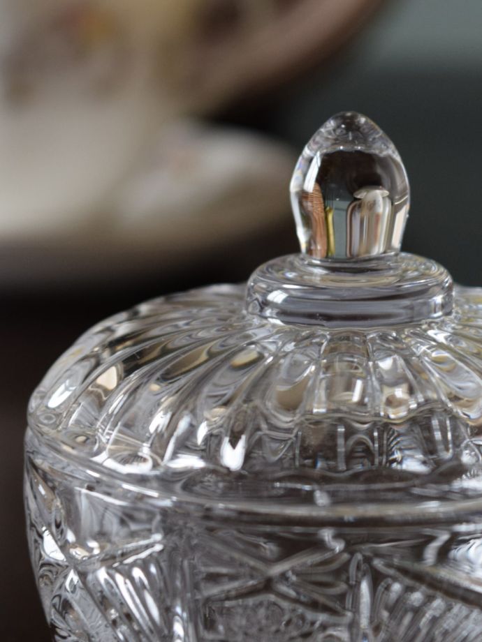 アンティーク風のガラスジゃー