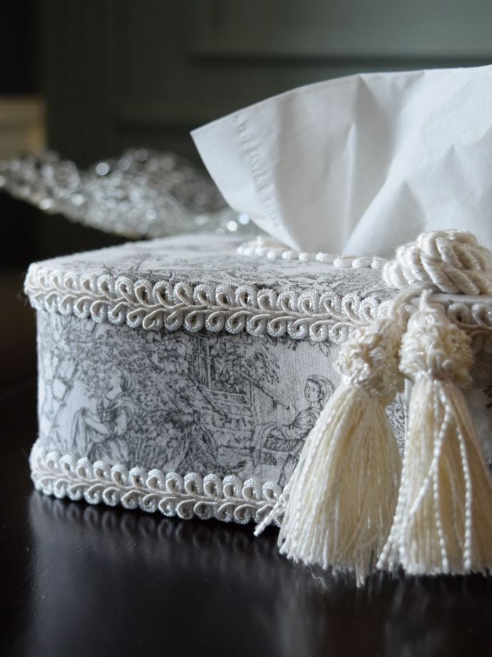 トワル・ド・ジュイのティッシュケース