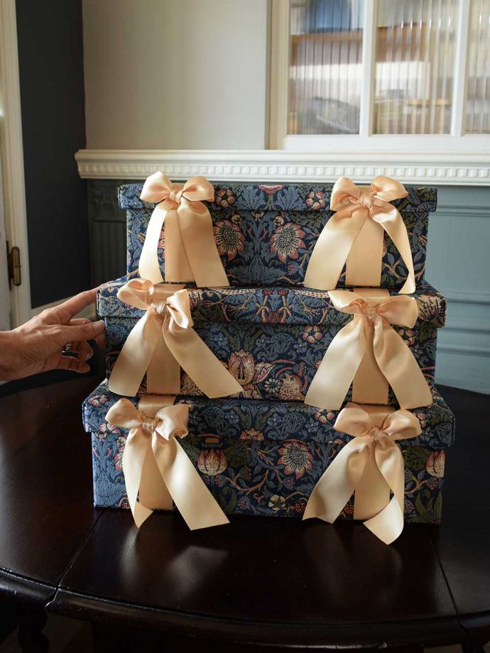 ウィリアムモリス風のインテリア雑貨、ジェニファーテイラーのボックス