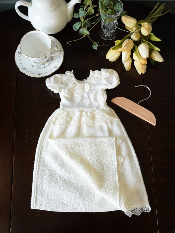 ドレス型のおしゃれなタオル