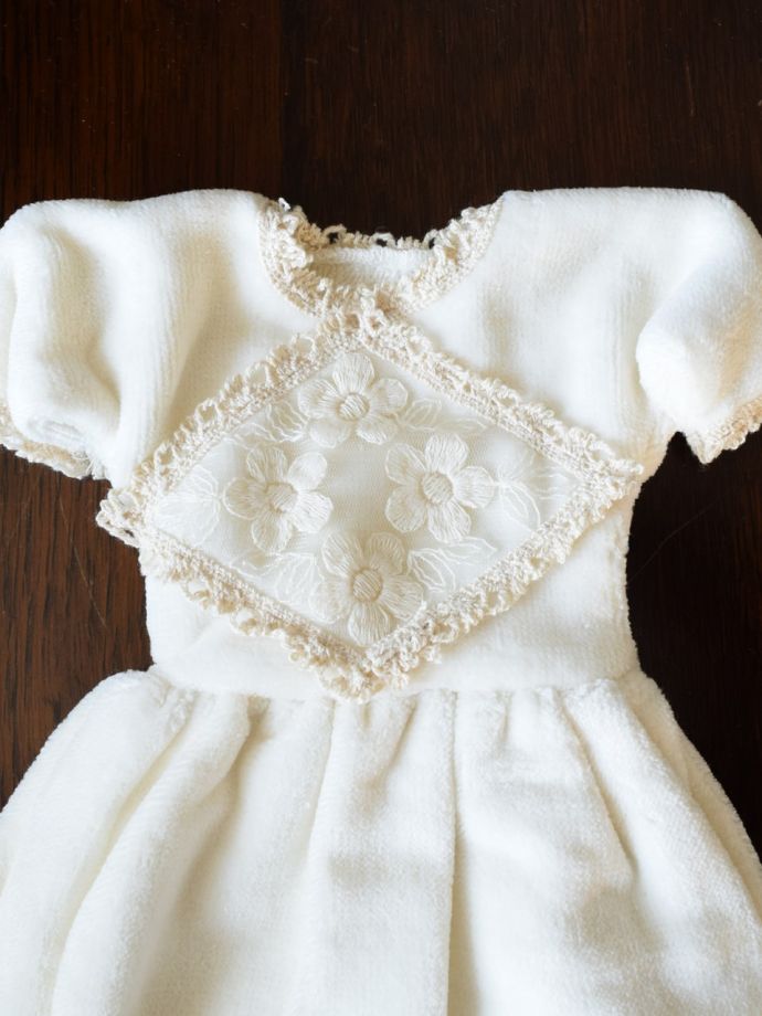 ドレスの形の可愛いタオル