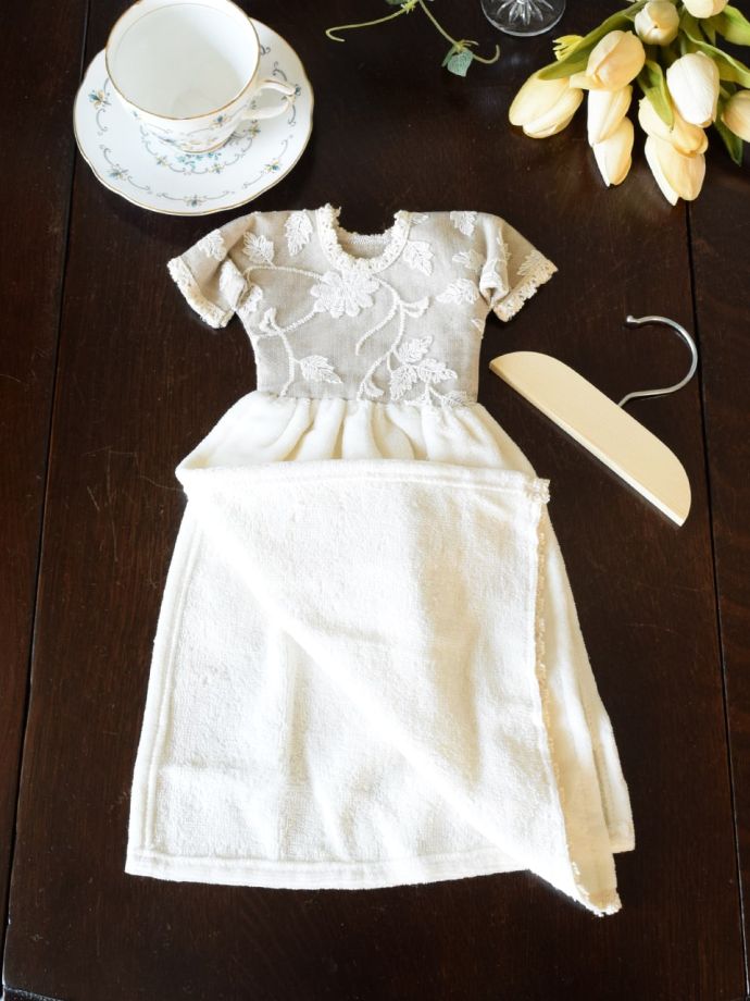 ドレス型のおしゃれなタオル