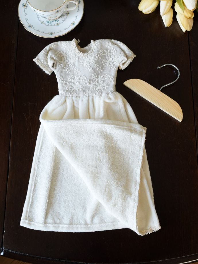 ドレス型のおしゃれなタオル