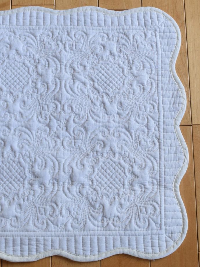 リバーシブルのキルトマット