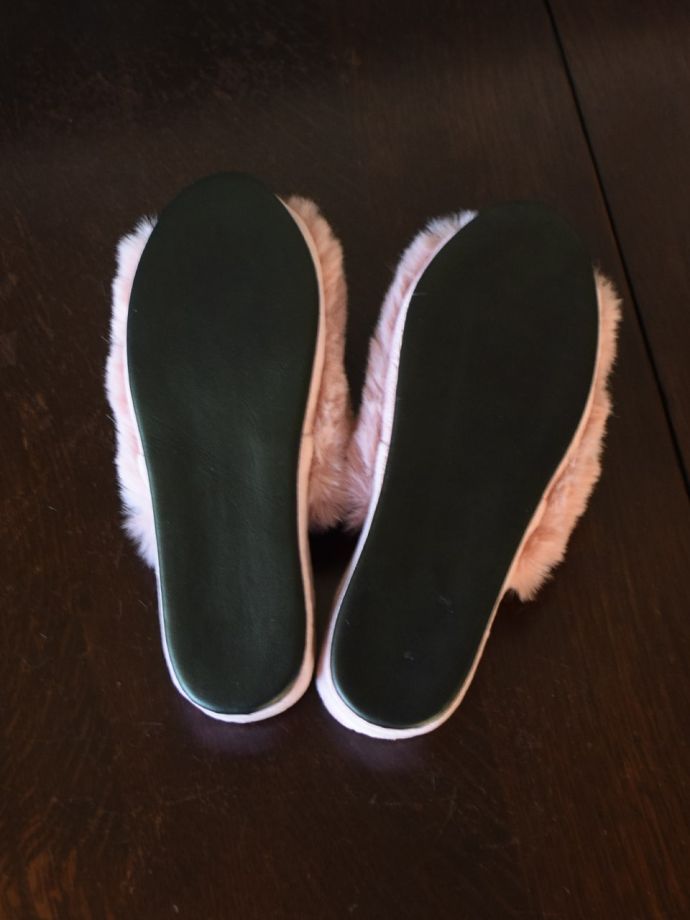 リボンスリッパの裏側