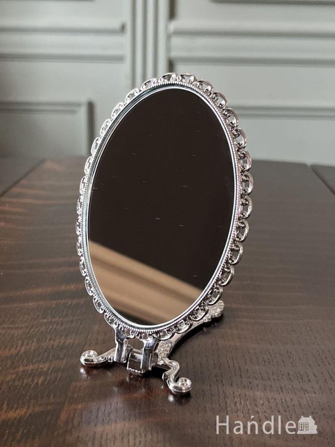 可愛い卓上ミラー