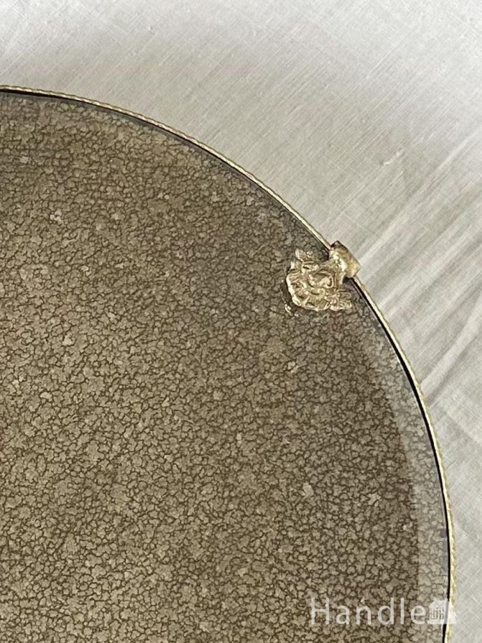 アンティーク調のミラートレイ