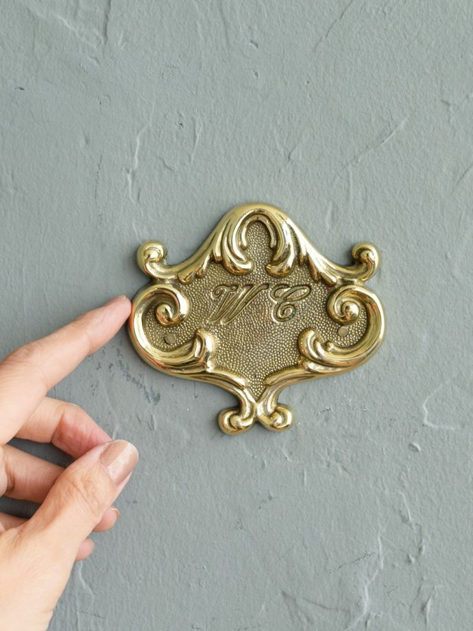 アンティーク風のサインプレート