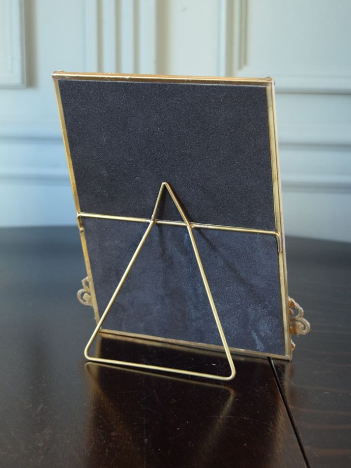 アンティーク風の鏡の裏