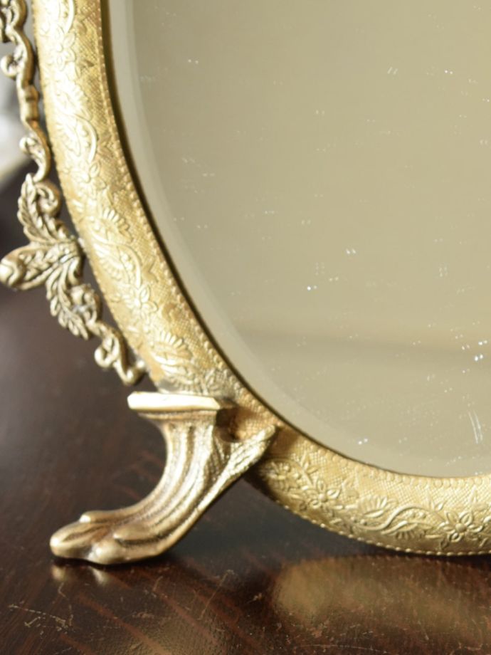 真鍮製のミラー