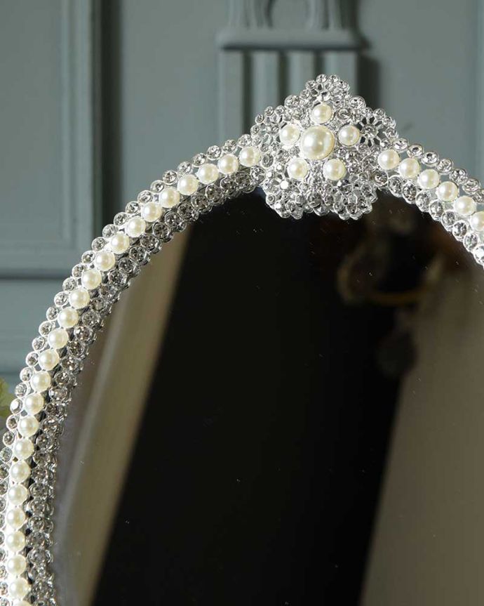 可愛いスタンドミラー