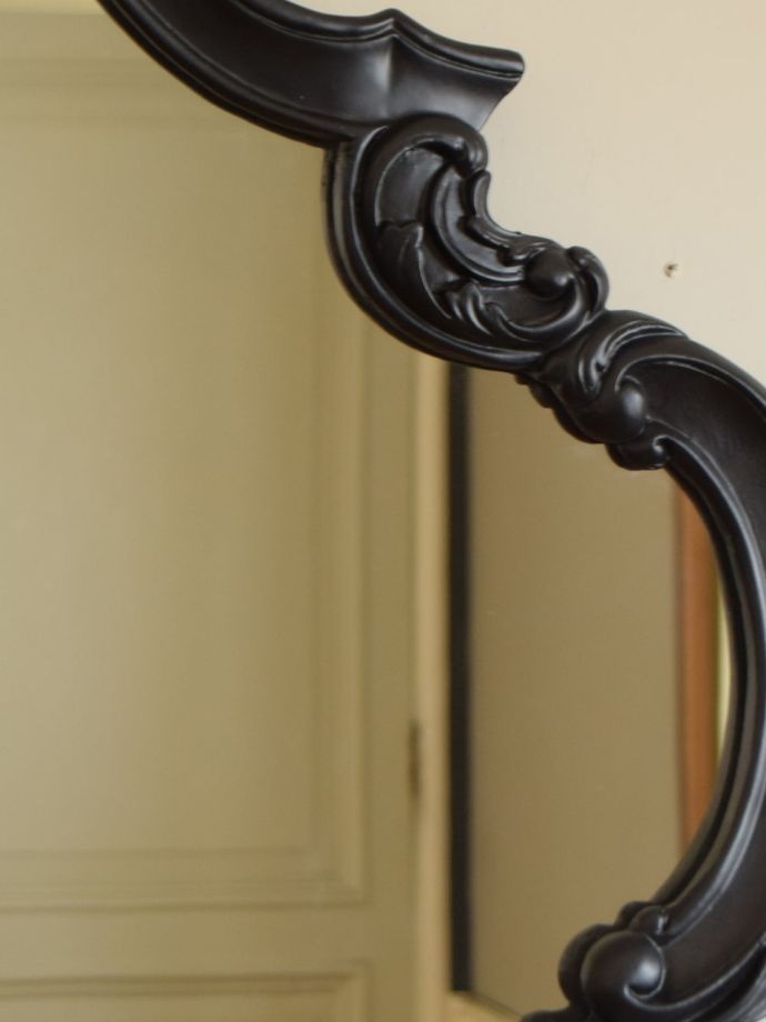 フランスアンティーク風のウォールミラー