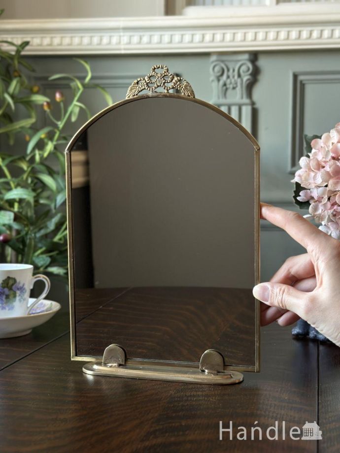 可愛い卓上ミラー