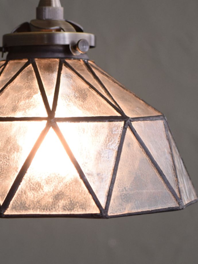 点灯後のペンダントライト