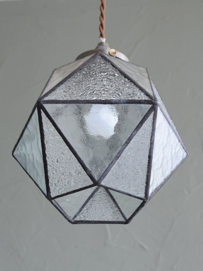 レトロ調のガラスシェード