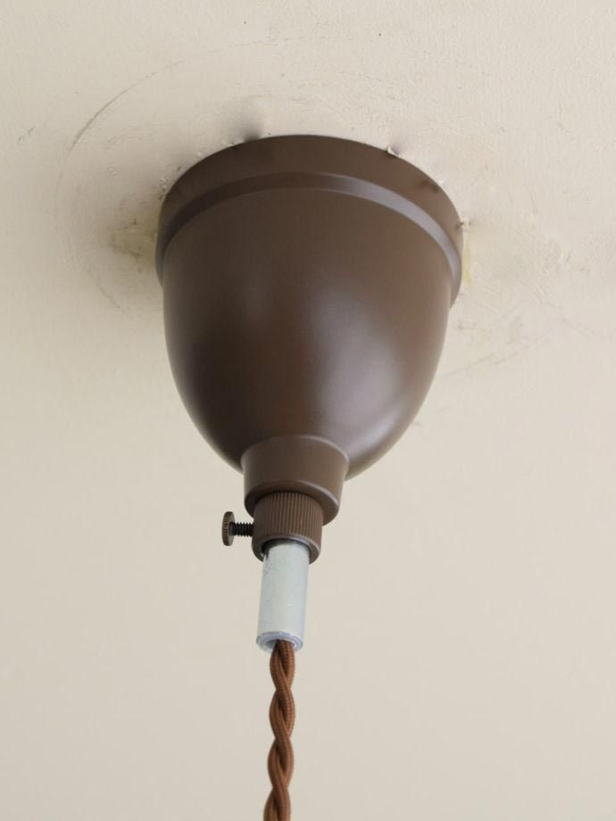 ペンダントライトの取り付け部分