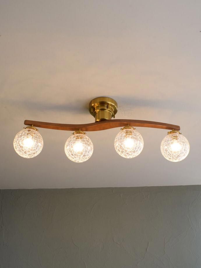 点灯したシーリングライト