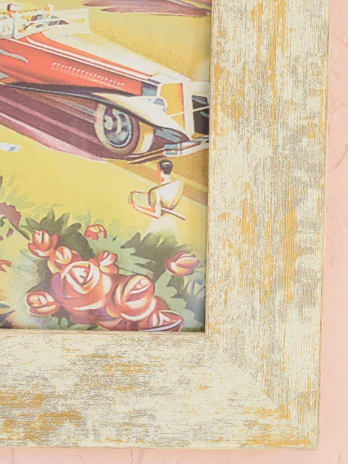 ビンテージ調の木枠