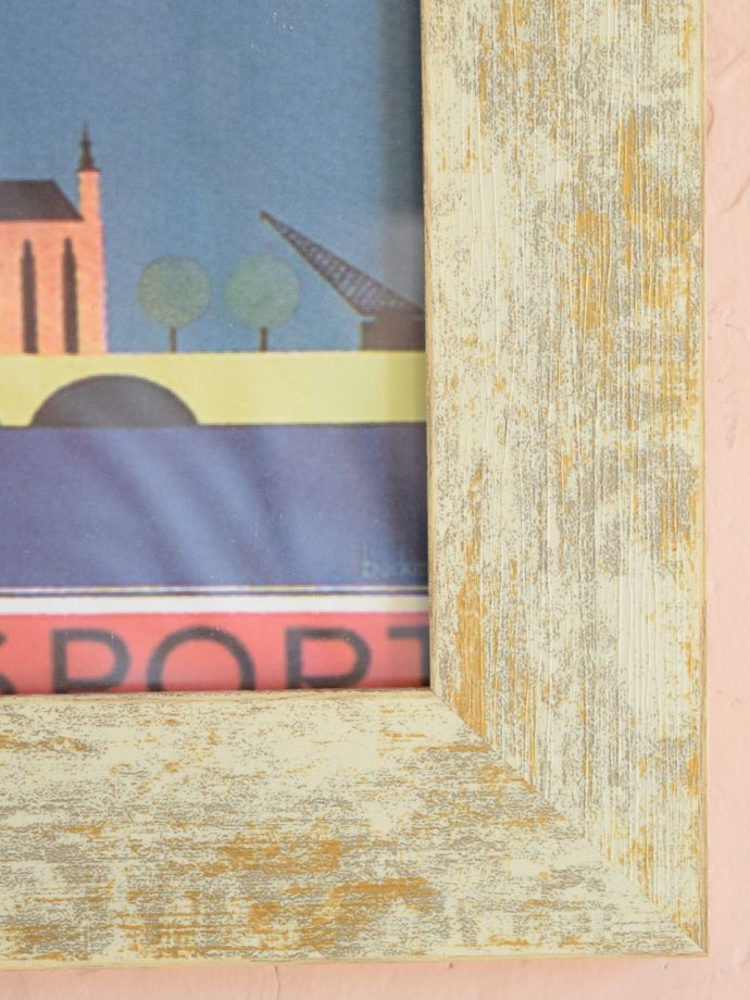 ビンテージ調の木枠