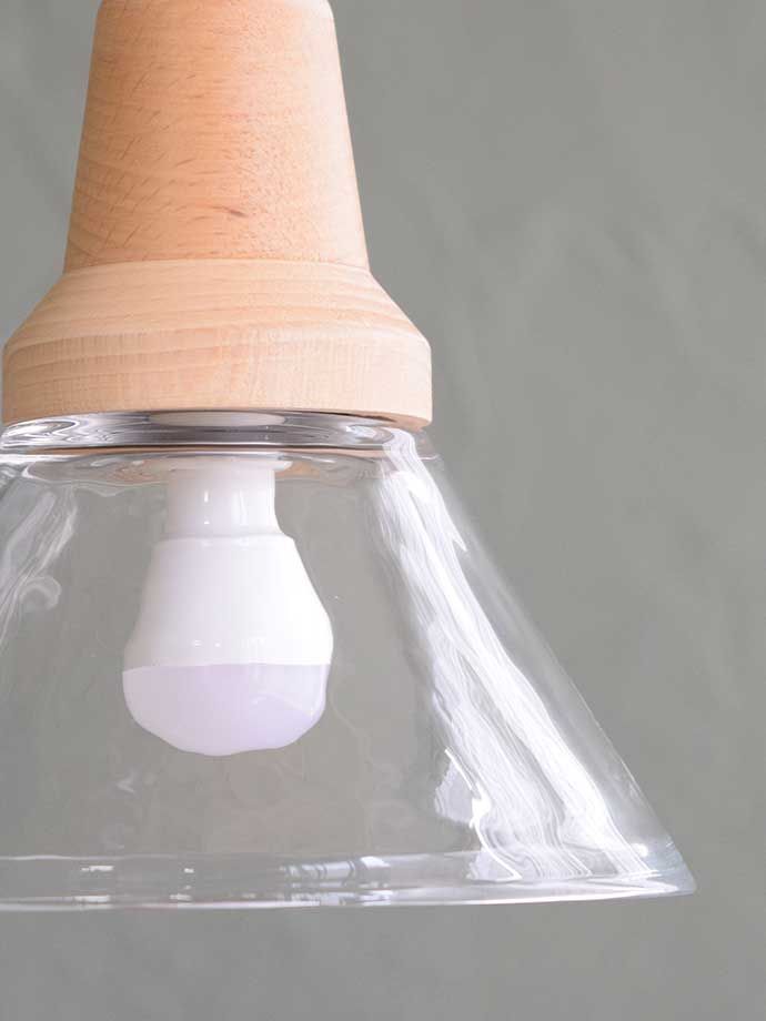 アンティーク調ガラスのシェード