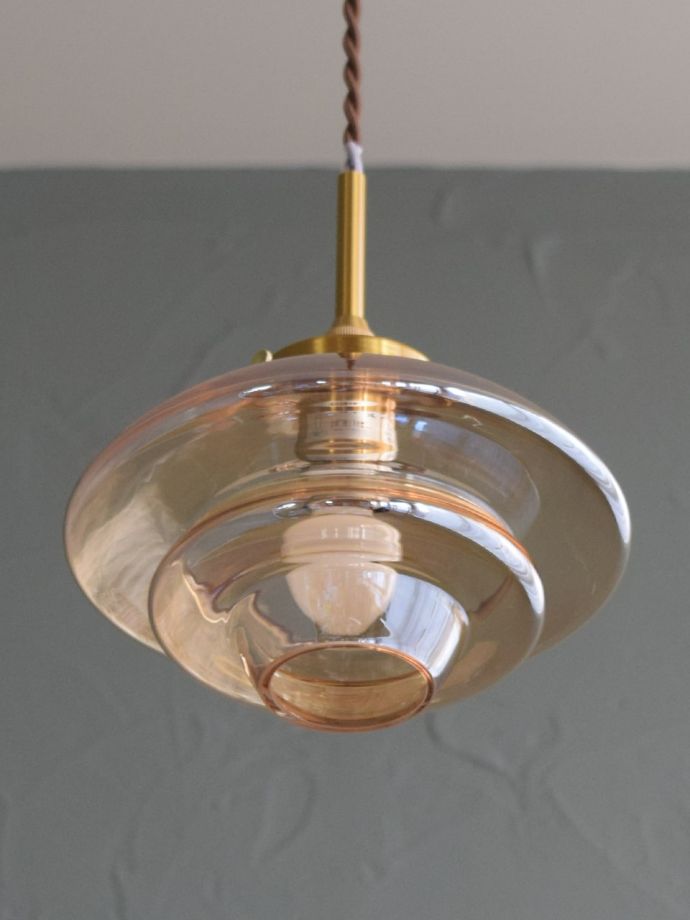 ハンドメイドガラスのシェード