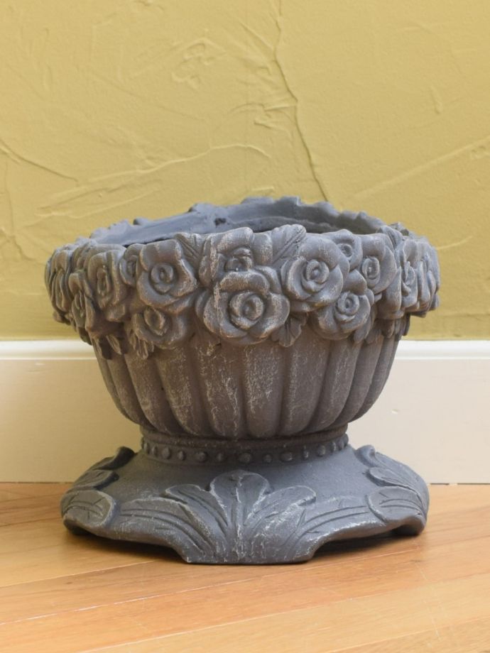 プランターの横