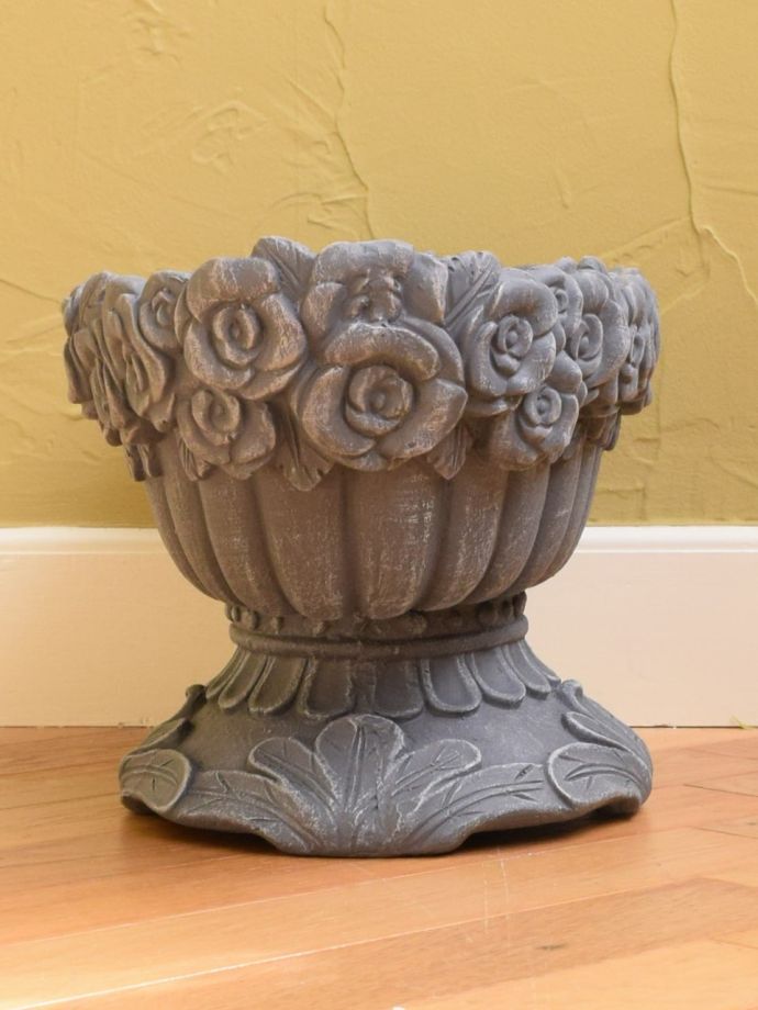 プランターの横