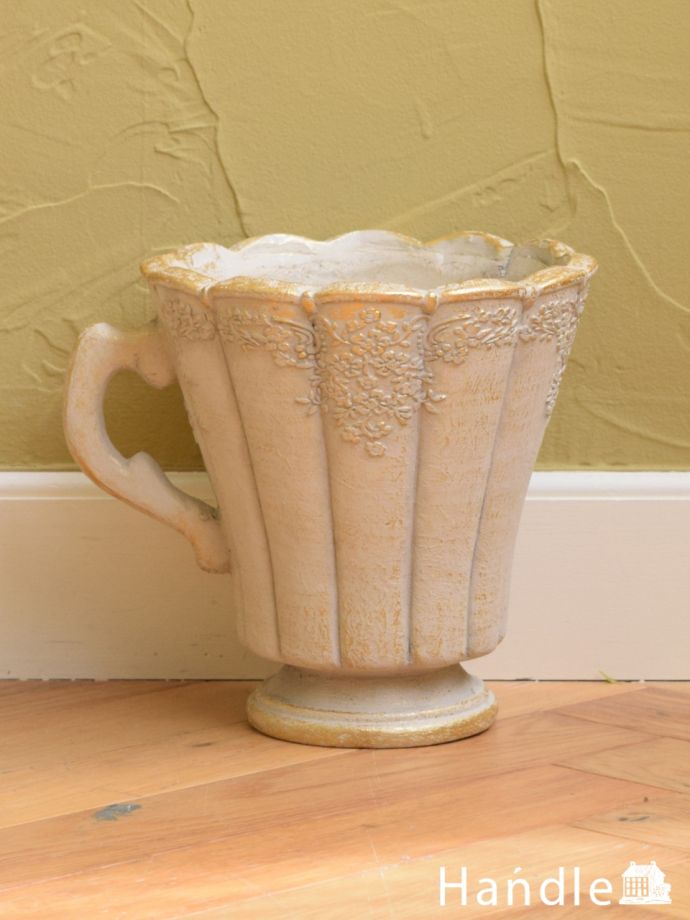 プランターの横