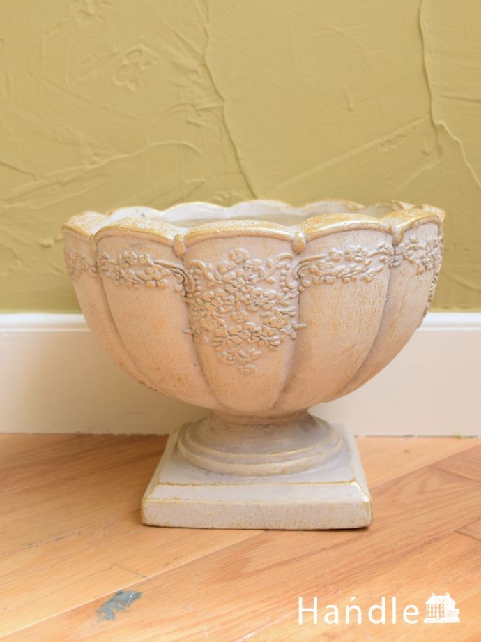 プランターの横