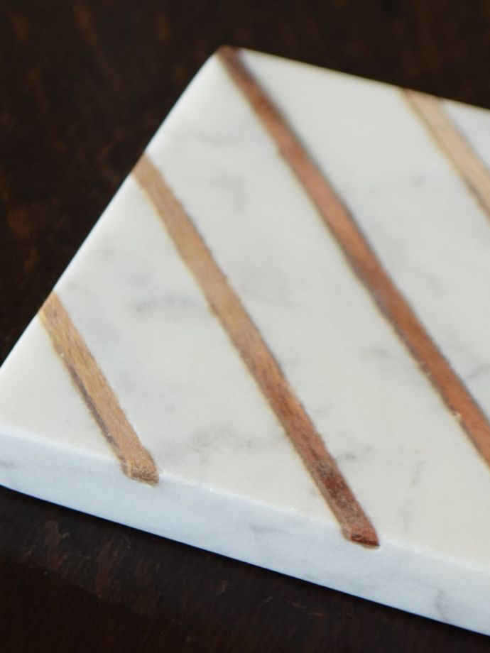 おしゃれな大理石のコースター