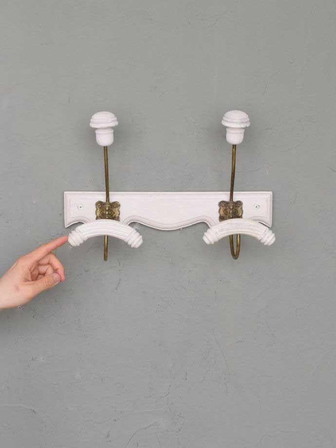 フレンチアンティーク調の壁フック