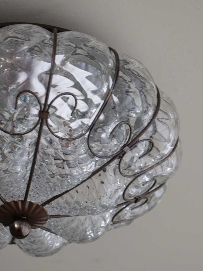 ヴェべチアンガラスのシェード