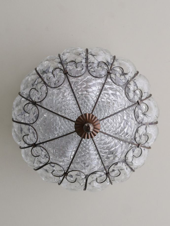 ハンドメイドガラスのシェード