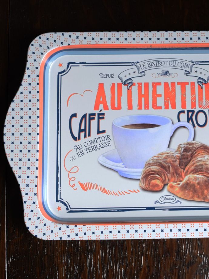 フレンチポップなデザインのおしゃれなトレイ
