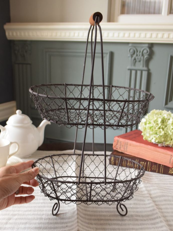 ワイヤーバスケットの収納量