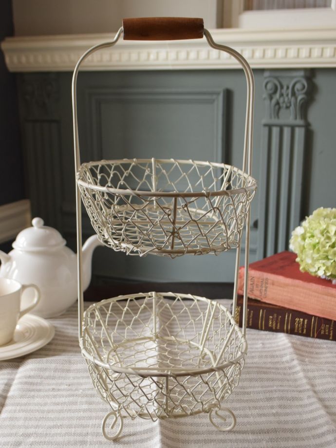 ワイヤーバスケットの側面