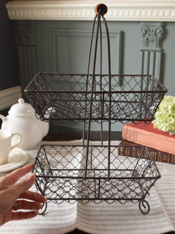 ワイヤーバスケットの収納量