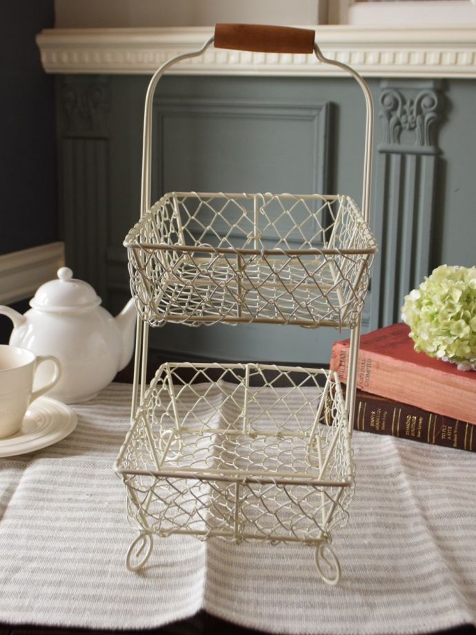 ワイヤーバスケットの側面