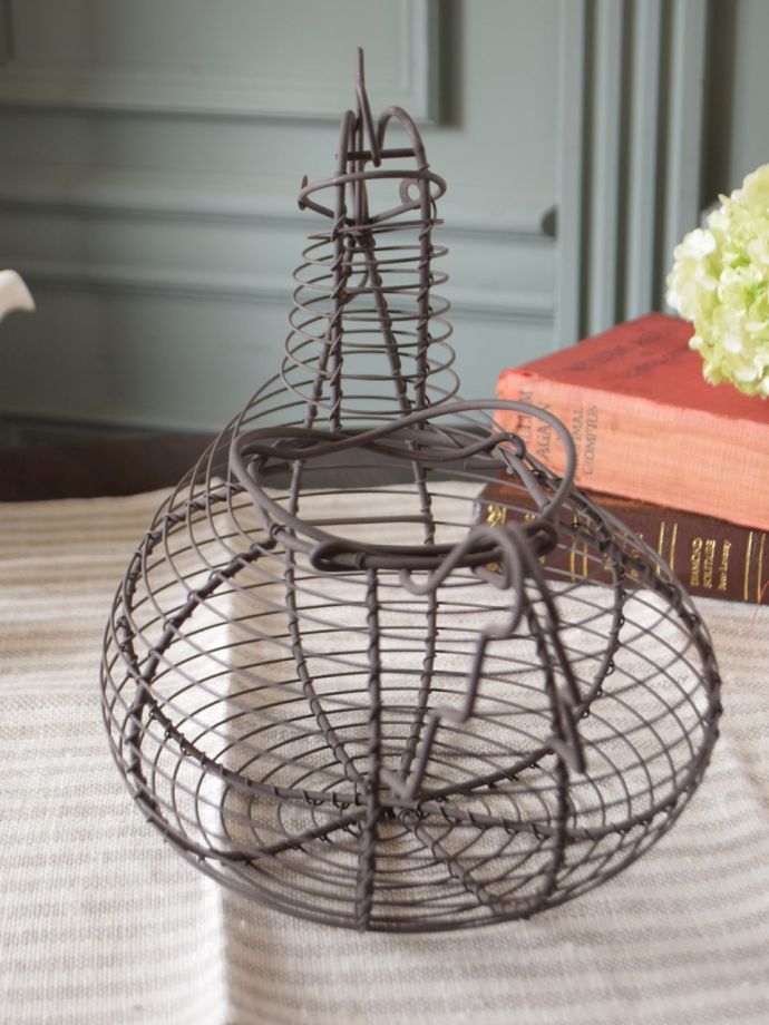 ワイヤーバスケットの側面