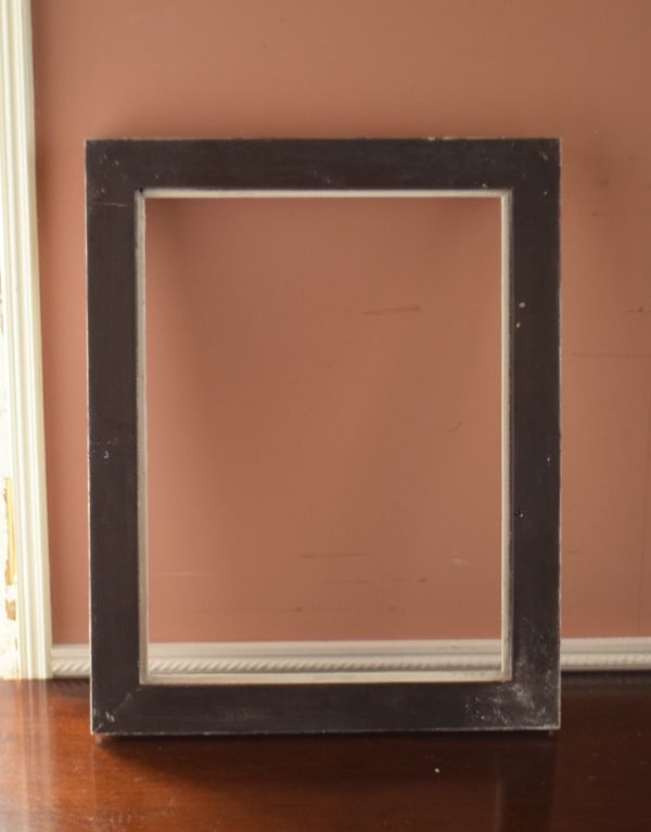 リビング雑貨　インテリア雑貨　壁のデコレーションを楽しむアンティーク風フレーム（ホワイト）。裏面はこんな感じです。(n7-083)