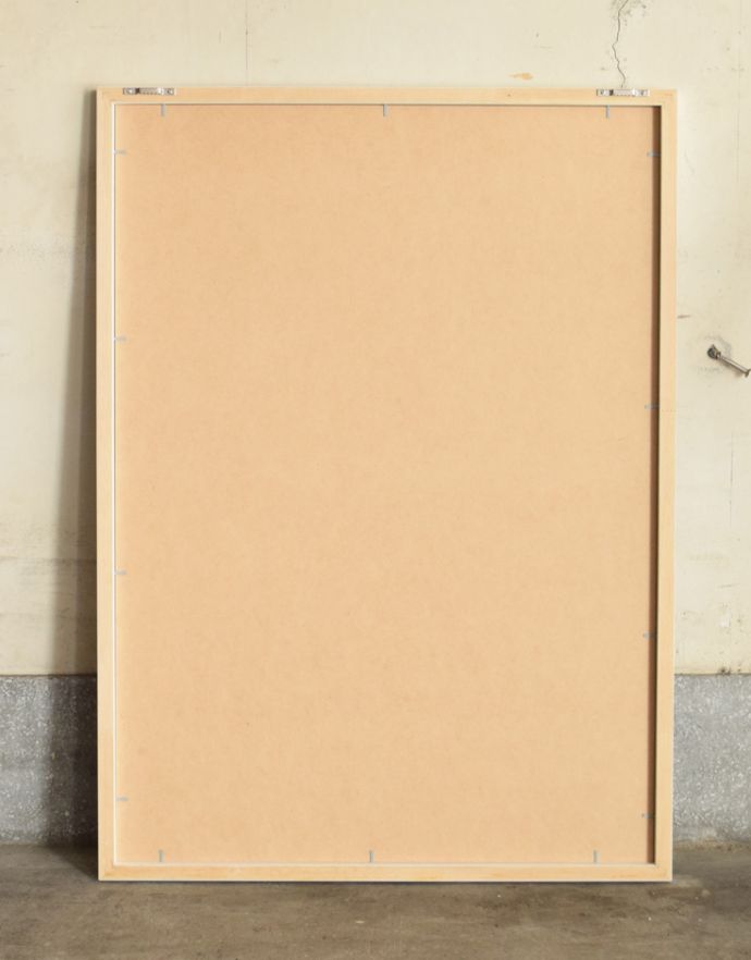 リビング雑貨　インテリア雑貨　Cavallini社アートフレーム（FRUITS＆VEGETABLES）。裏面はこんな感じです。(n7-086)