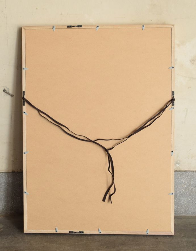 リビング雑貨　インテリア雑貨　フレンチアートフレーム　レイモン・サビニャック（PARIS）。裏面はこんな感じです。(n7-087)