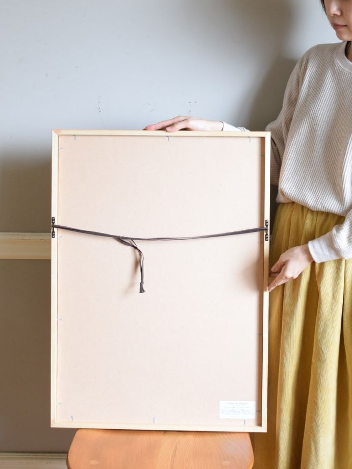 アートフレームの後ろ