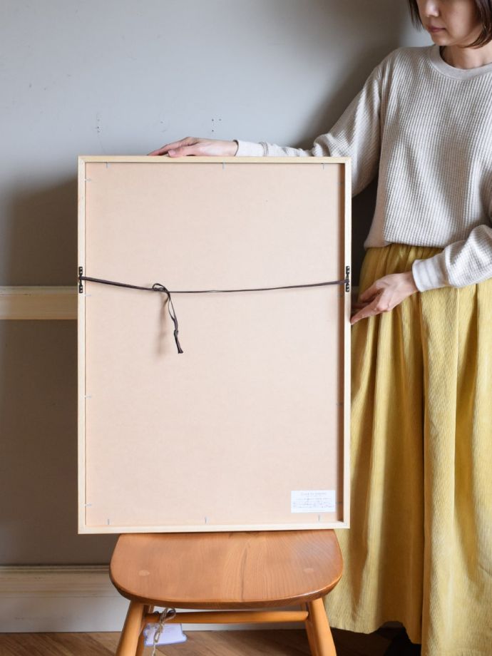 アートフレームの後ろ