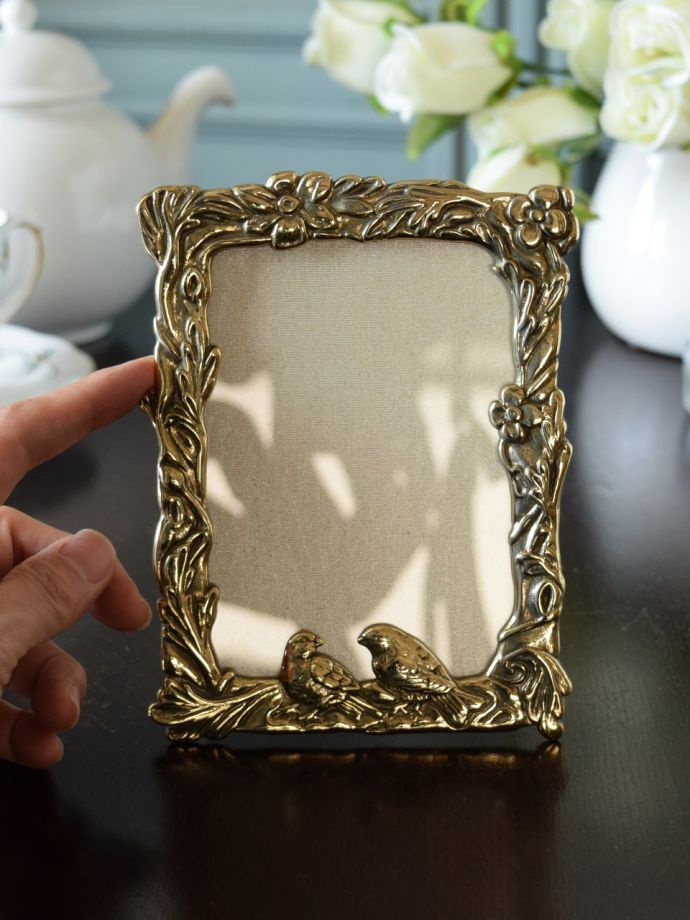 アンティーク風の写真立て